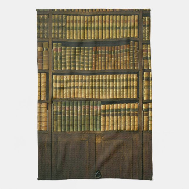 Cool librarian gift tea towel (Vertical)