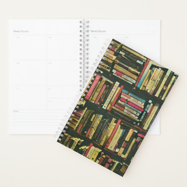 Cool library lover gift planner (Display)