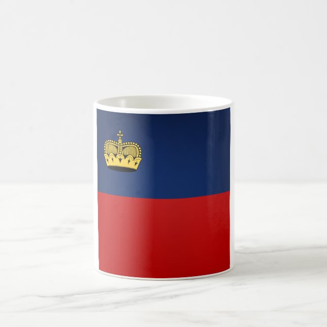 Cool Liechtenstein Flag Coffee Mug (Center)