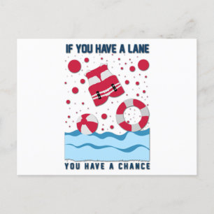 Cool Lifeguard Design - If You Have A Lane Postcard