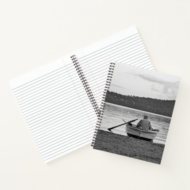 Cool lifestyle cultural photo of Aegean fisherman Notebook (Inside)