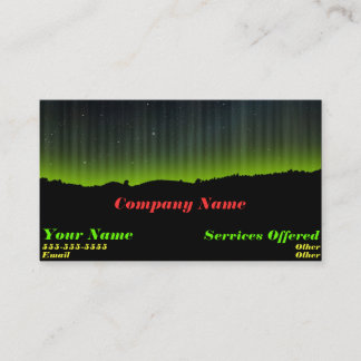 Cool  light business card