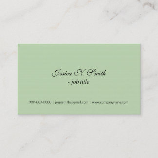 Cool, lime simple business cards. business card