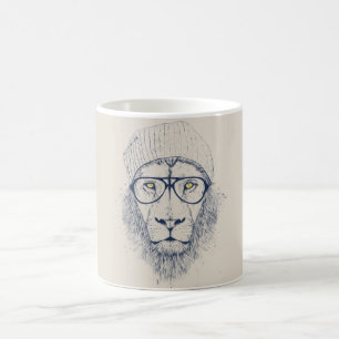 Cool lion coffee mug