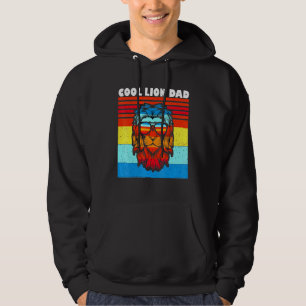 Cool Lion Dad For Dad For Dad Husband Mens Hoodie