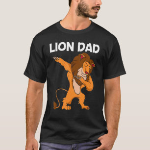 Cool Lion For Dad Father Jungle Safari Animal T-Shirt