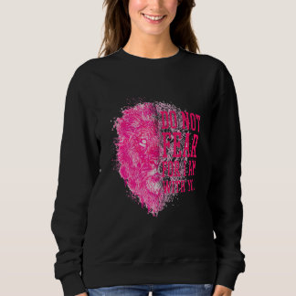 Cool Lion Head With Bright Colourful Pop Art Sweatshirt