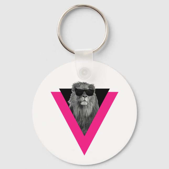 Cool Lion Keychain (Front)