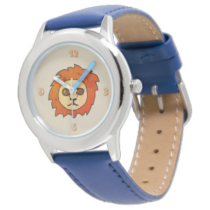 Cool Lion Orange Kids Watch
