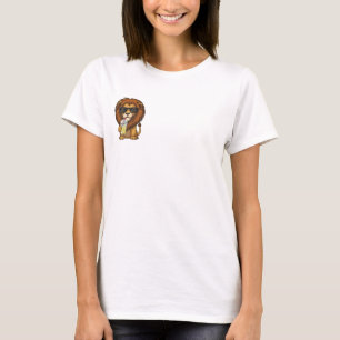 Cool Lion Wearing Sunglasses Drinking Lemonade T-Shirt