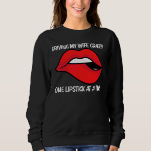Cool Lipstick For Men Dad Boys Cosmetic Makeup   Sweatshirt