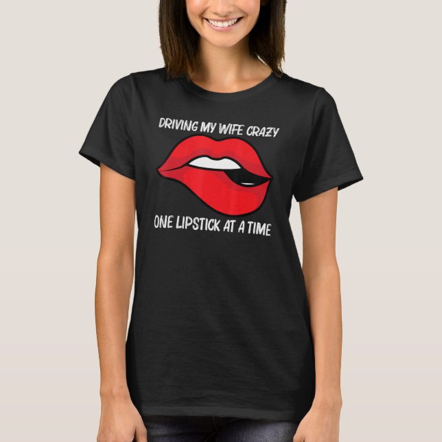 Cool Lipstick For Men Dad Boys Cosmetic Makeup   T-Shirt (Front)