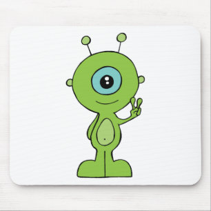 Cool Little Alien Mouse Mat