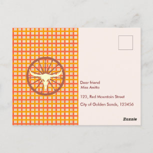 Cool little cowboy and horse Birthday Party Postcard