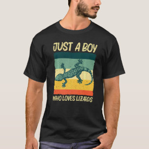 Cool Lizard For Boys Kids Reptile Animal Lizard T-Shirt