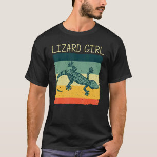 Cool Lizard For Girls Mum Reptile Animal Lizard T-Shirt