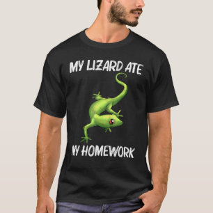 Cool Lizard For Kid Boy Girl Gecko Green Reptile A T-Shirt