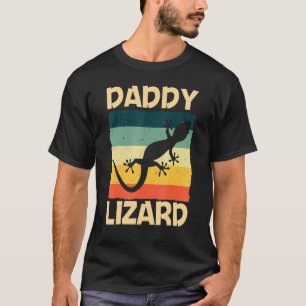 Cool Lizard For Men Dad Reptile Crested Gecko Igu T-Shirt
