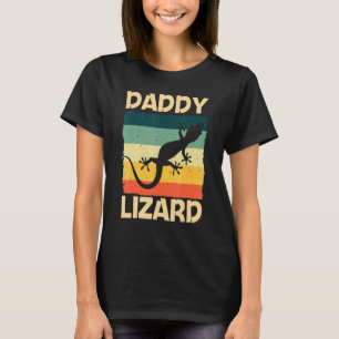Cool Lizard For Men Dad Reptile Crested Gecko Igu T-Shirt