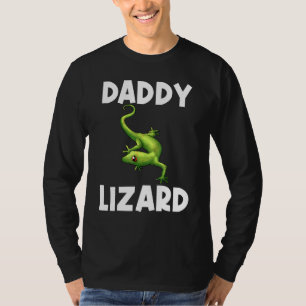 Cool Lizard For Men Father Gecko Green Reptile Ani T-Shirt