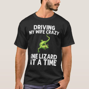 Cool Lizard For Men Father Gecko Green Reptile Ani T-Shirt