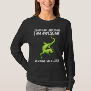 Cool Lizard For Men Women Gecko Green Reptile Anim T-Shirt