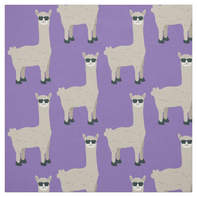 Cool Llama custom colour fabric (Swatch)