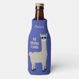 Cool Llama custom name & colour bottle cooler