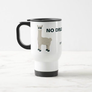 Cool Llama custom name & text mugs