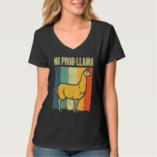Cool Llama For Men Women No Prob Llama Alpaca Farm T-Shirt