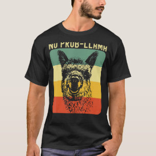 Cool Llama For Men Women No Prob Llama Alpaca Farm T-Shirt