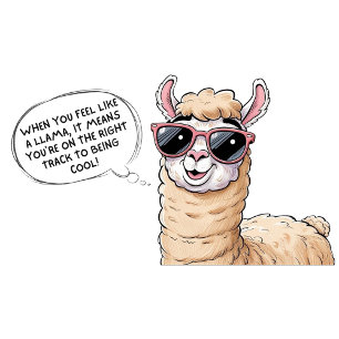 Cool Llama in Action!" Mug