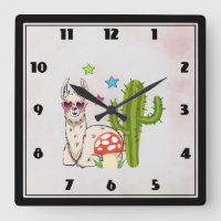 Cool llama in Heart-Shaped Sunglasses