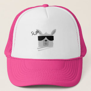 Cool Llama Mama llama gifts Sup Funny Trucker Hat