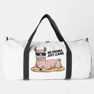 Cool Llama No Drama Attitude Duffle Bag