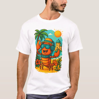 Cool Lobster Vibes – Funny Summer Beach T-Shirt