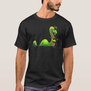 Cool Loch Ness Monster For Men Women Nessie Bagpip T-Shirt