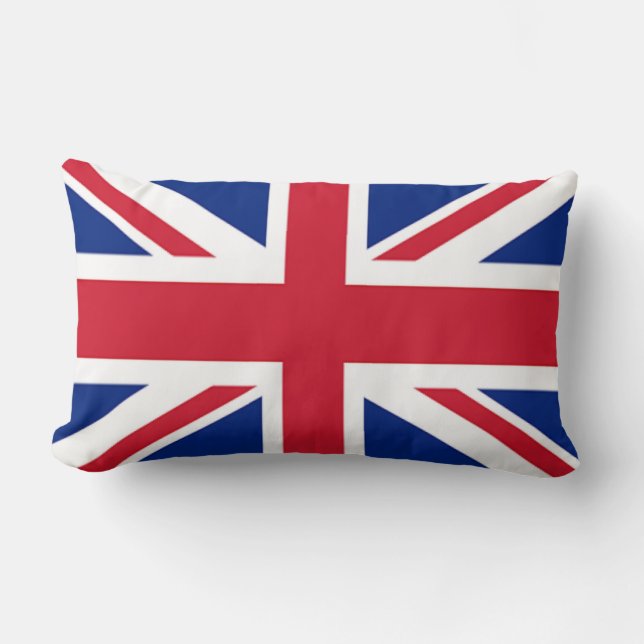 cool london fashion british flag union jack lumbar cushion (Front)