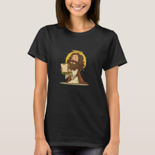Cool Lord Jesus with Holy Sandwich Costume T-Shirt
