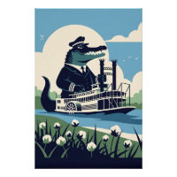 Cool Louisiana paddle steamer