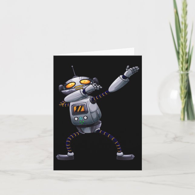 Cool Love Dancing Dabber Mechanisms Men Designs Fu Card (Front)