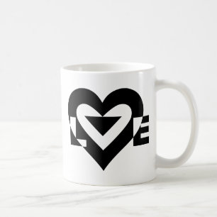 Cool Love Graphic, Black Coffee Mug