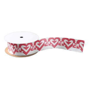 Cool Love Graphic, Cherry Pink Satin Ribbon