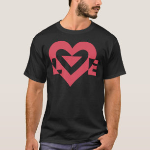Cool Love Graphic, Cherry Pink T-Shirt
