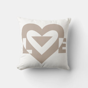 Cool Love Graphic, Grey Cushion