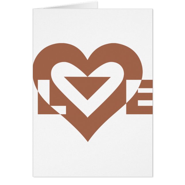 Cool Love Graphic, Mocha Brown (Front)
