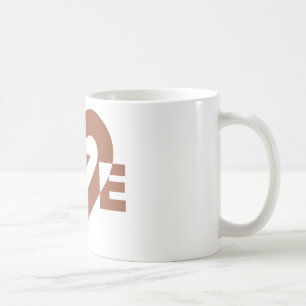 Cool Love Graphic, Mocha Brown Coffee Mug