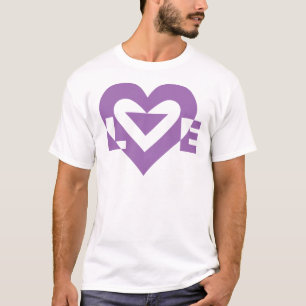 Cool Love Graphic, Purple T-Shirt