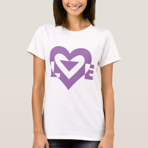 Cool Love Graphic, Purple T-Shirt