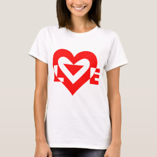 Cool Love Graphic, Red T-Shirt
